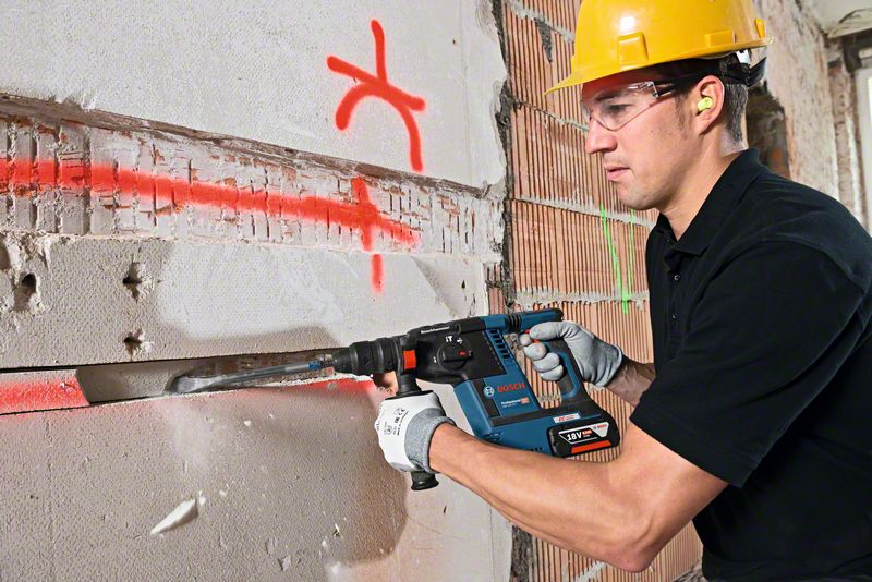Gbh 18v 26 Cordless Rotary Hammer With Sds Plus Bosch Professional